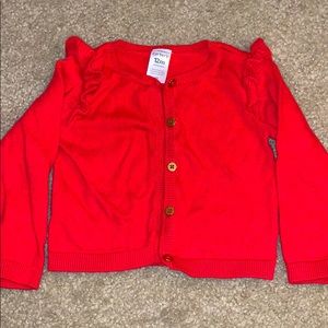 🌟10/$10🌟12 month red cardigan Carter’s